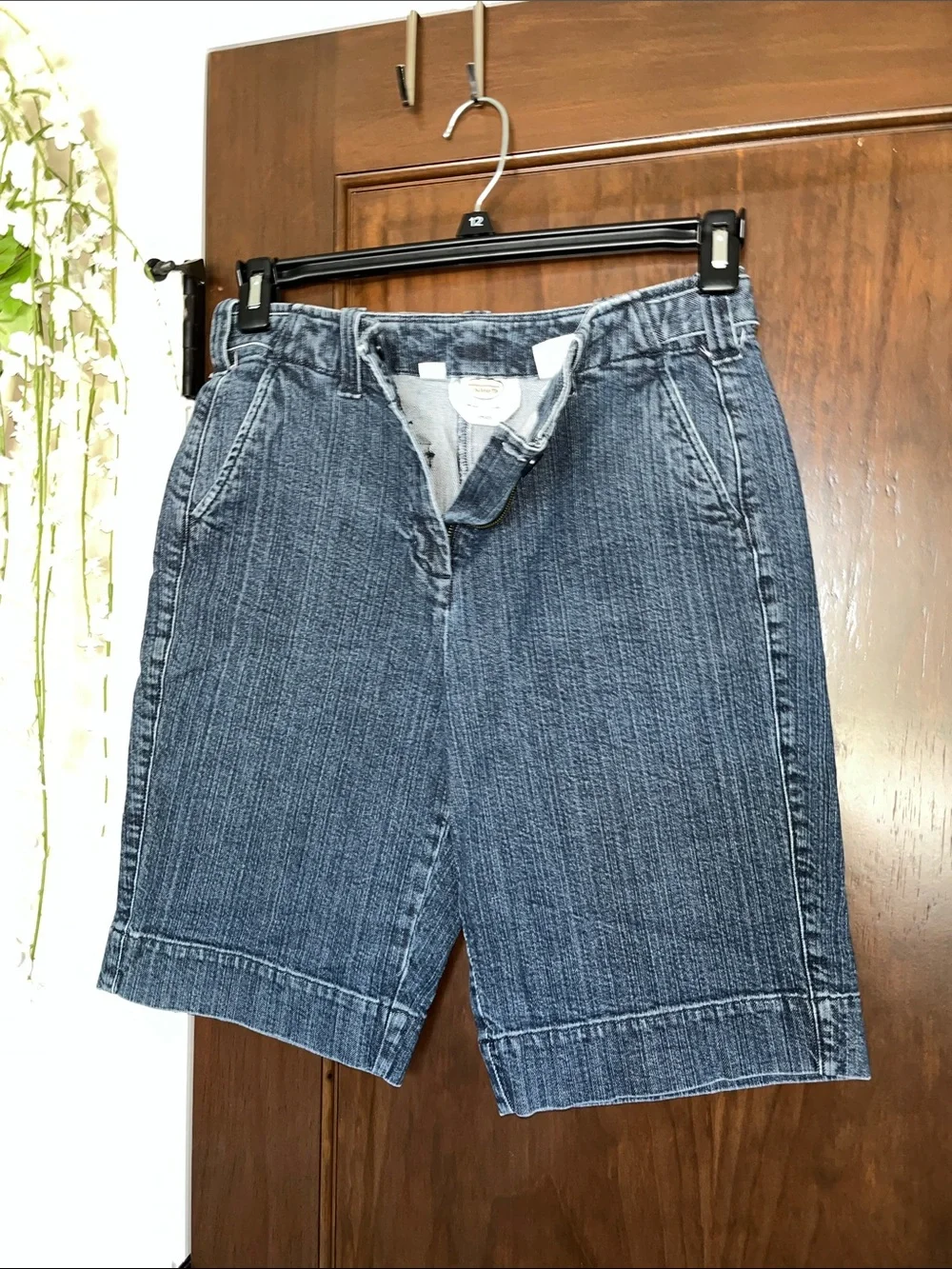 Talbots Dark Blue Denim Bermuda Shorts